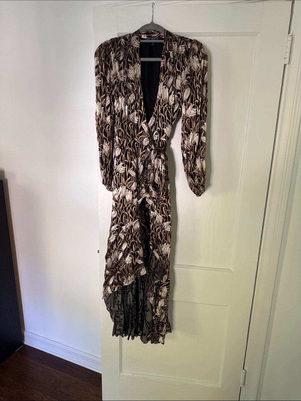 Banana Republic Floral High-Low Wrap Dress